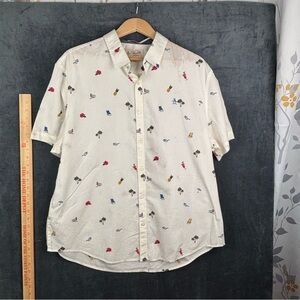 Original Penguin Men’s Cream Casual Button Down Shirt Sz XXL — see description